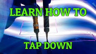 How to tap down a dent  Knocking down high spot  Tap down tutorial [upl. by Jonas420]