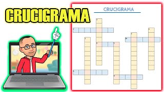 Como hacer un crucigrama en Word de forma fácil para tus clases virtuales o en linea [upl. by Thesda329]