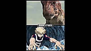 one eye vs bakugo dinosaur debate mha myheroacademia dinoking [upl. by Launce]