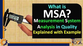 What is MSA Measurement System Analysis  Gauge RampR  Repeatability  Quality QAQC with example [upl. by Edmunda]