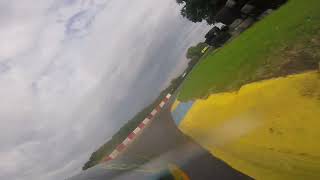 Darley Moor 100923 CB500 amp Lightweights Race 2 incl Crash [upl. by Nylram]