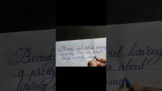 😍Beautiful calligraphy handwriting with pen handwritingstyles calligraphy [upl. by Rowney]