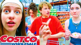 WE ALL WENT TO COSTCO FOR THE FIRST TIME TOGETHER wThe Norris Nuts [upl. by Eifos]