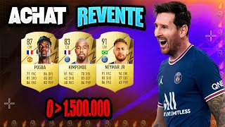 FUT 22  ACHAT REVENTE  PASSER DE 0➔ 1500000 CREDITS ULTRA FACILEMENT ET RAPIDEMENT  fut22 [upl. by Ecaj17]