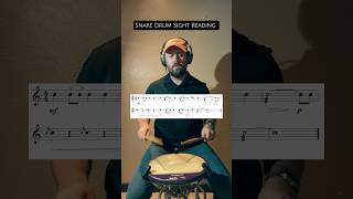 Snare Sight Reading drummer percussion shortsvideo drums reels reelsinstagram practicepad [upl. by Menken785]