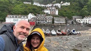 Besuch in Clovelly  Rundgang durch ein bizarres Dorf an der rauhen Nordküste in Devon Südengland [upl. by Viv]