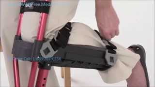 iWalk Crutch Alternative to Crutches vs steerable knee walk [upl. by Nilre]