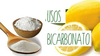 8 Usos y Beneficios del Bicarbonato de Sodio  Con limón [upl. by Kamat526]