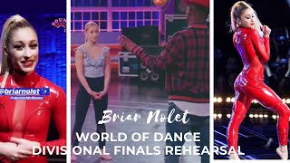 Briar Nolet  World Of Dance Divisional Finals Rehearsal [upl. by Slavin]