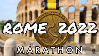 Rome Marathon 2022  Full timelapse [upl. by Werdnaed373]