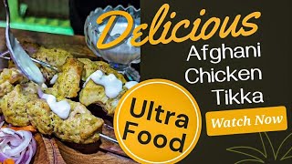 Afghani Chicken Tikka  Best Tikka Recipe  UltraFood [upl. by Tavi680]