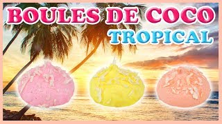 RECETTE BOULES DE COCO  FAIT MAISON [upl. by Pubilis]