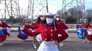 Kilgore College Rangerettes performing for virtual inauguration parade [upl. by Akela]