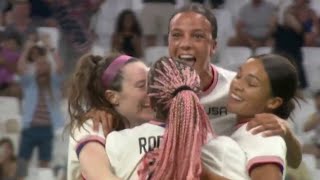 USA vs Germany Womens Football Olympic Paris Highlights  SophiaSwanson amp Williams Goal Highlights [upl. by Enivid]