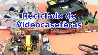 Reciclado de Videocaseteras Partes Utiles [upl. by Yevol]