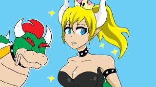 Bowsette  Mario animation parody [upl. by Ardnuat]