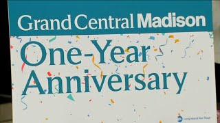 MTA celebrates 1 year of LIRR service at Grand Central Madison [upl. by Hadwyn]