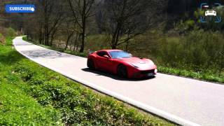 Ferrari F12 Novitec NLargo  BRUTAL LOUD F1 V12 Sound POV Accelerations Exhaust amp Autobahn Drive [upl. by Urina780]