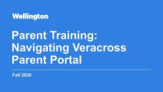 Wellington Parent Training Navigating Veracross Parent Portal [upl. by Nysilla]