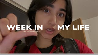 a week in the life of a nursing student [upl. by Kamat]