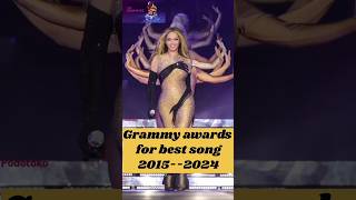 Grammy Awards 20152024 Best Song of the year [upl. by Terryl21]