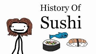 A Brief History of Sushi  Food Fridays [upl. by Emelina]