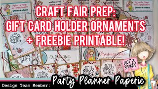 N2SOctober24 N2S Box Of The Month  Craft Fair Prep Gift Card Holder Ornaments  FREEBIE [upl. by Baelbeer]