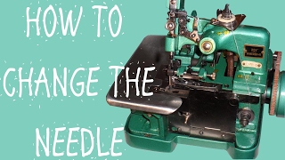 HOW TO CHANGE AN OVERLOCKER NEEDLE [upl. by Witherspoon]