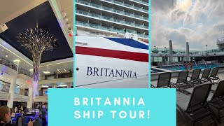 A Whistle Stop Tour of Britannia  Cruise Ship Tour [upl. by Kooima261]