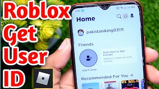 HOW TO FIND ROBLOX USER ID  ROBLOX MOBILE [upl. by Valdemar]