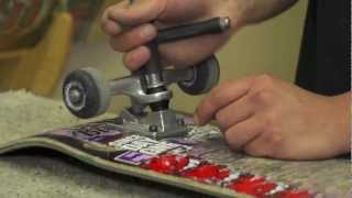 How To Replace Your Skateboard Bushings with Griff [upl. by Nnairol]