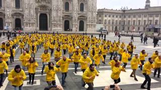 Flash Mob Metro Milano 15012014 [upl. by Ainar]