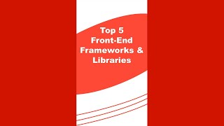 Top 5 FrontEnd Frameworks and Libraries for Freelance Web Developers [upl. by Aerdnaeel]