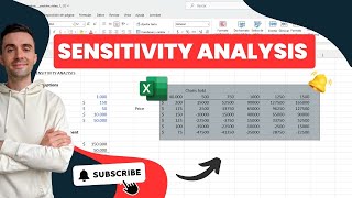 Sensitivity Analysis  Microsoft Excel [upl. by Sivla]