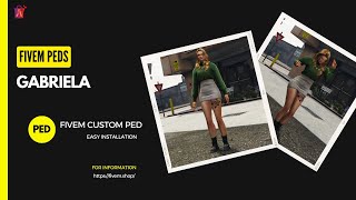 FiveM Gabriela Ped gta gabriel peds [upl. by Ahsieni]