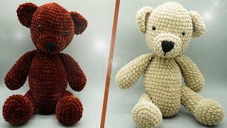 Tuto Amigurumi Ourson quotMr Toudouquot au crochet [upl. by So12]