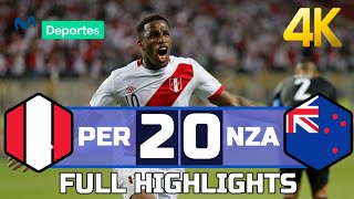 Peru vs Nueva Zelanda 20 Resumen completo amp Goles Tv Peru [upl. by Tella273]