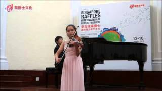 Raffles Music Festival 2015  Outstanding VIOLA Award [upl. by Aicilif]