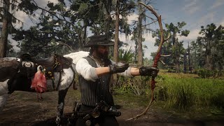 Rdr2 Red Dead Redemption 2 Online  Gameplay  In the swamp Legendary Boar and more [upl. by Tenner]