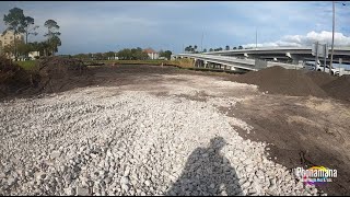 New Pedestrian Bridge Construction Work At Tampa Rd To Connect Pinellas Trail Together [upl. by Ettennil139]