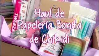 Haul de papelería bonita de Chíkidi [upl. by Murton]