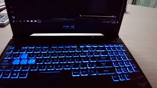 Rubah setting backlight atau lampu keyboard Asus Tuf Gaming FX505DD [upl. by Ggerk]