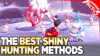 The BEST Shiny Hunting Methods in Pokemon Legends Arceus V10  V102 [upl. by Ynogoham856]