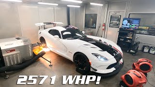 2500 WHP Twin Turbo Viper [upl. by Aillimat416]