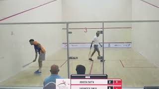 Abheek Datta v Varinder Singh Mumbai Squash Masters Semis 25 October 2023 [upl. by Eyram]