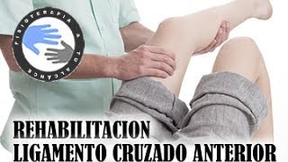 Rehabilitacion del ligamento cruzado anterior o LCA Fase 1 ejercicios y tratamiento [upl. by Navannod175]