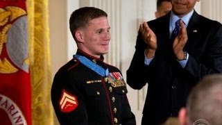 Marine awarded Medal of Honor after absorbing grenade blast [upl. by Mcgray]