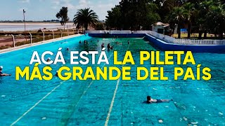 LA PILETA MÁS GRANDE DE ARGENTINA Un oasis que seguro no conocías y que está en Buenos Aires [upl. by Sairahcaz]