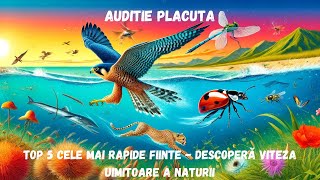 Top 5 cele mai rapide fiinte  Descopera viteza naturii  Podcast Audio Detectivul Online [upl. by Attebasile195]