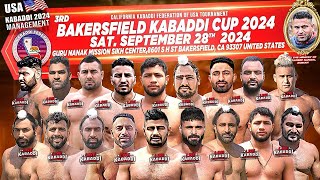 LIVE  Bakersfield Kabaddi Cup 2024  USA Kabaddi 2024 [upl. by Anerak]